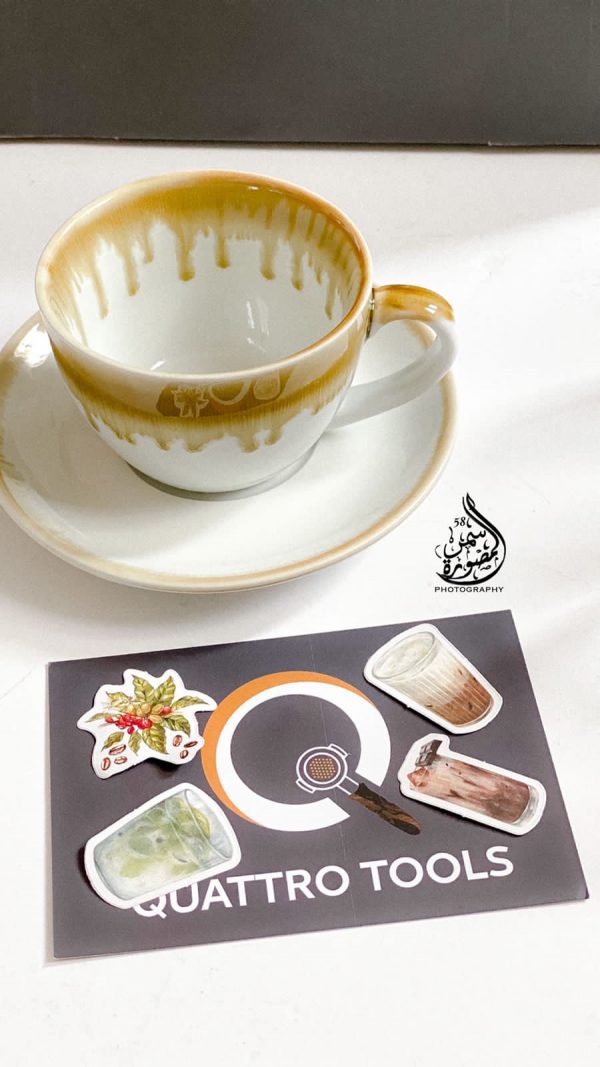 كوب سيراميك الدمعه الوان متعدده