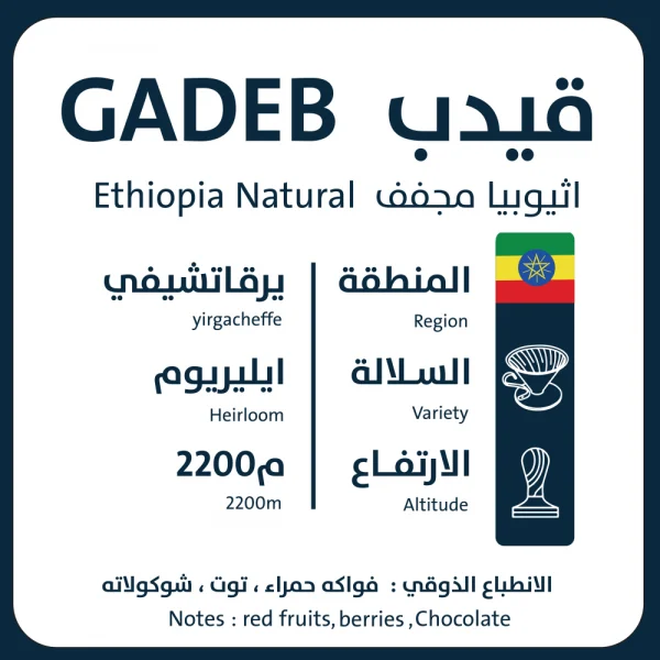 قيدب اثيوبي 125 جرام - محمصة اورو